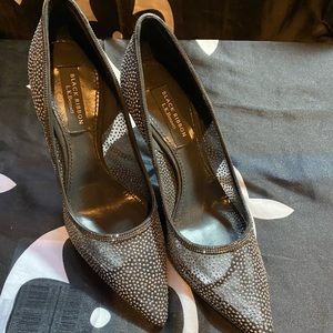 L. K. BENNETT BLACK LABEL BEADED HEEL